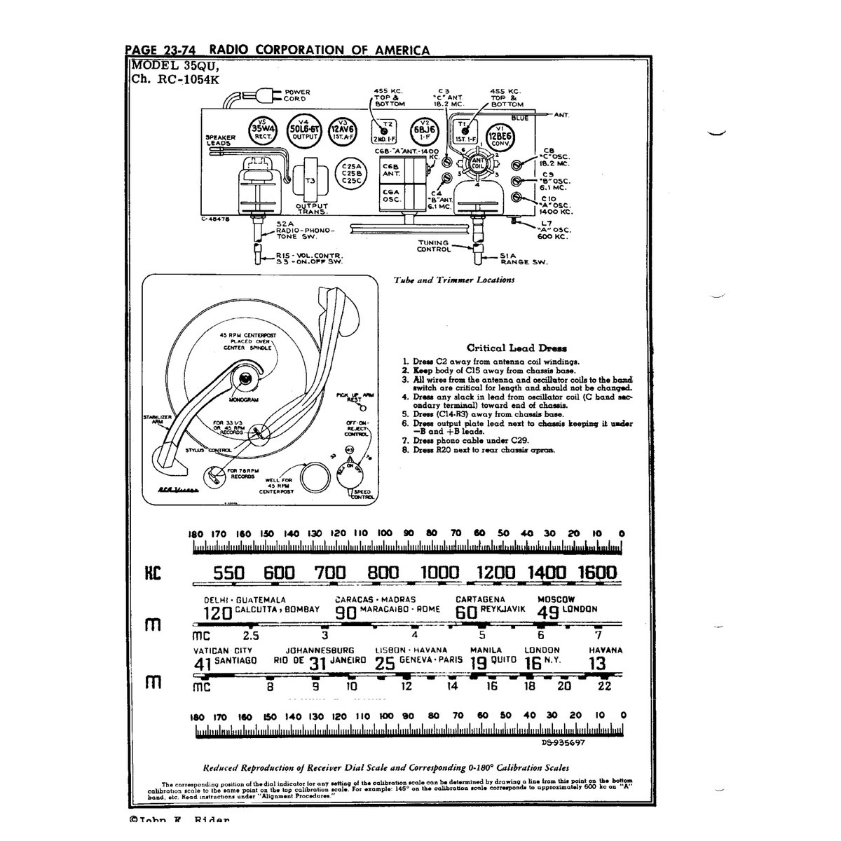 Rider's Perpetual Troubleshooter's Manual Volume 23 (1957) — 1140 Pages Vintage Radio Schematics PDF - Image 7