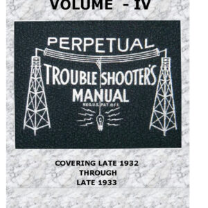 Rider's Perpetual Troubleshooter's Manual Volume 4 (1933-1934) — Vintage Radio Schematics PDF