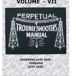 Rider's Perpetual Troubleshooter's Manual Volume 7 (Oct 1935-Oct 1936) — Vintage Radio Schematics PDF