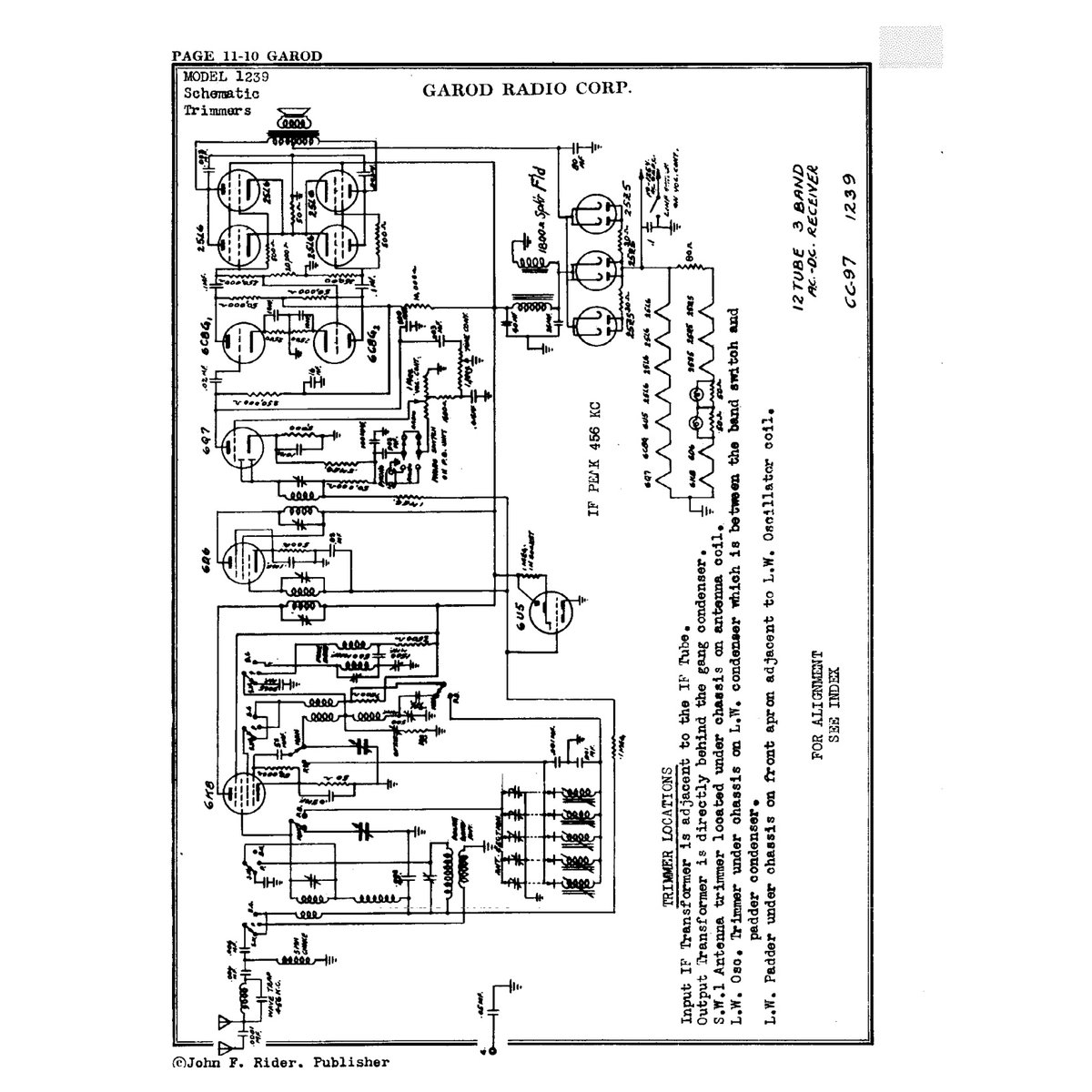 Rider's Perpetual Troubleshooter's Manual Volume 11 (1945) — 1636 Pages — Vintage Radio & TV Schematics PDF - Image 3