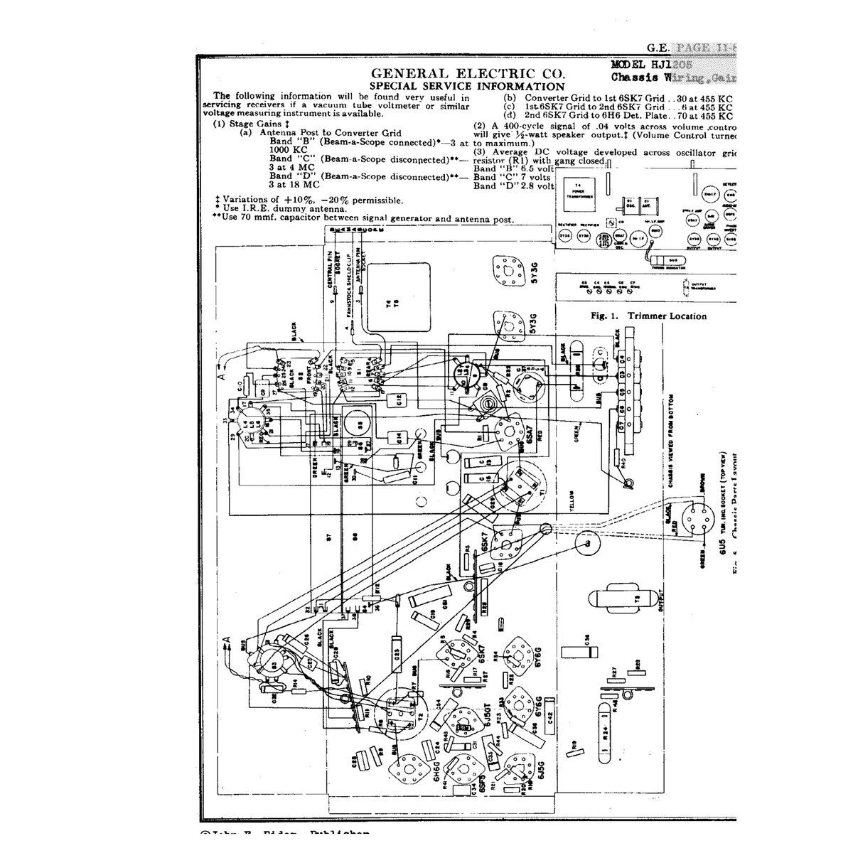 Rider's Perpetual Troubleshooter's Manual Volume 11 (1945) — 1636 Pages — Vintage Radio & TV Schematics PDF - Image 4