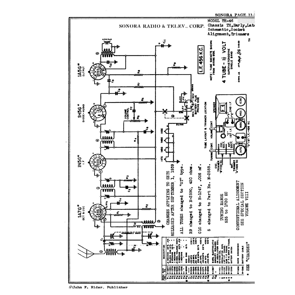 Rider's Perpetual Troubleshooter's Manual Volume 11 (1945) — 1636 Pages — Vintage Radio & TV Schematics PDF - Image 7