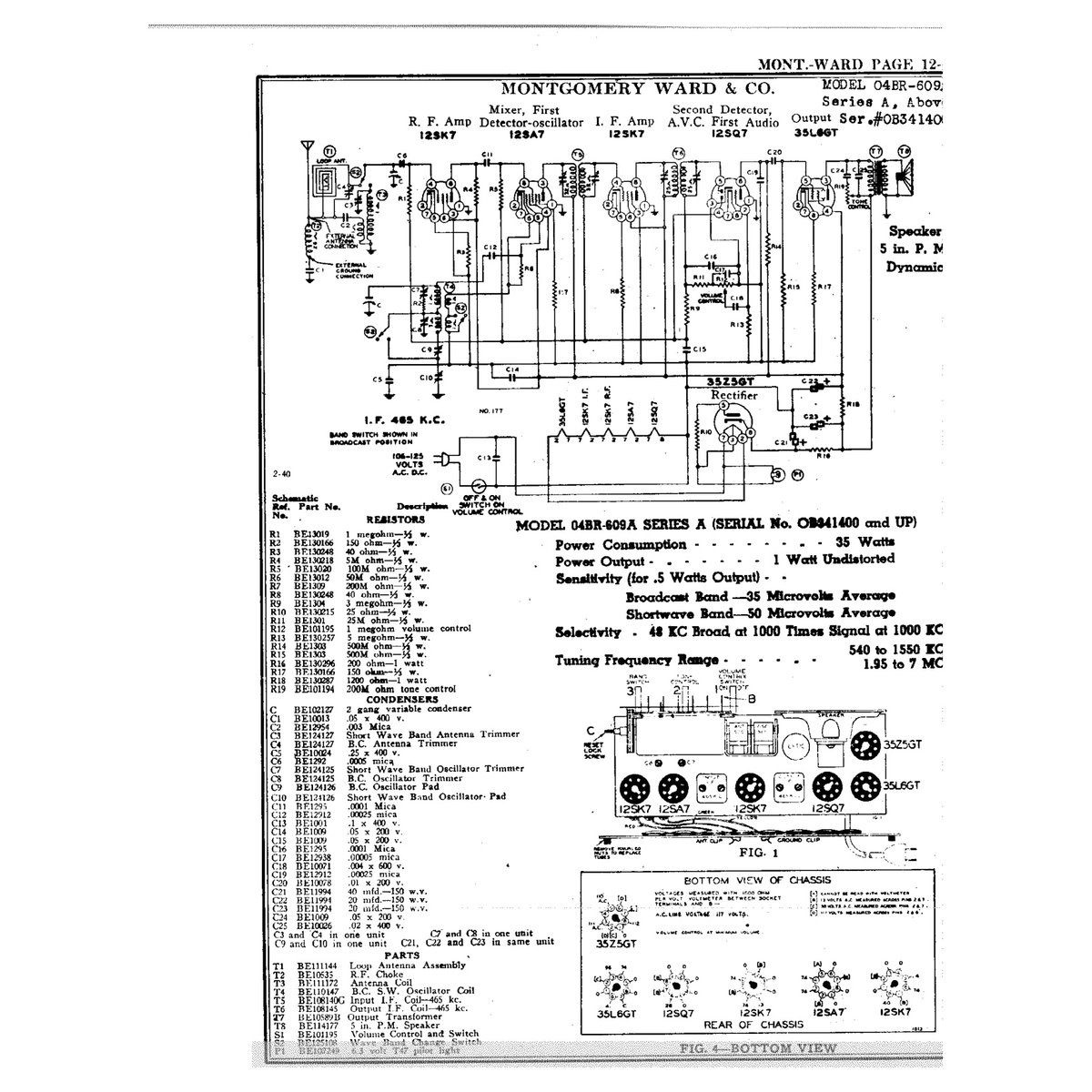 Rider's Perpetual Troubleshooter's Manual Volume 12 (1946) — 1604 Pages — Vintage Radio & TV Schematics PDF - Image 6