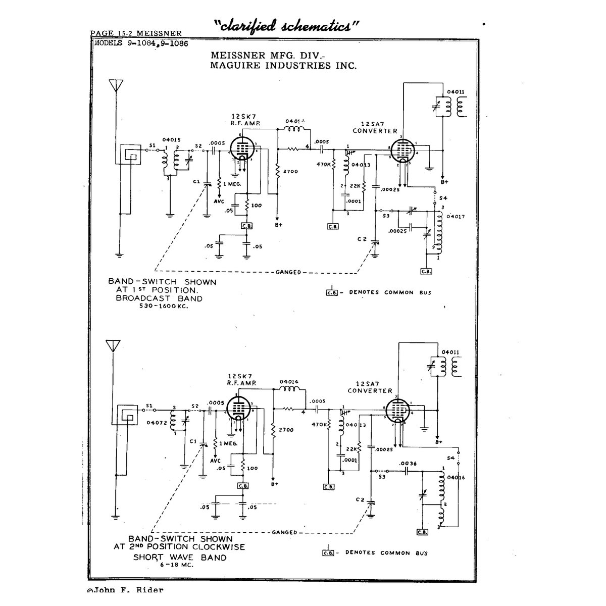 Rider's Perpetual Troubleshooter's Manual Volume 15 (1949) — 1717 Pages — Vintage Radio & TV Schematics PDF - Image 6