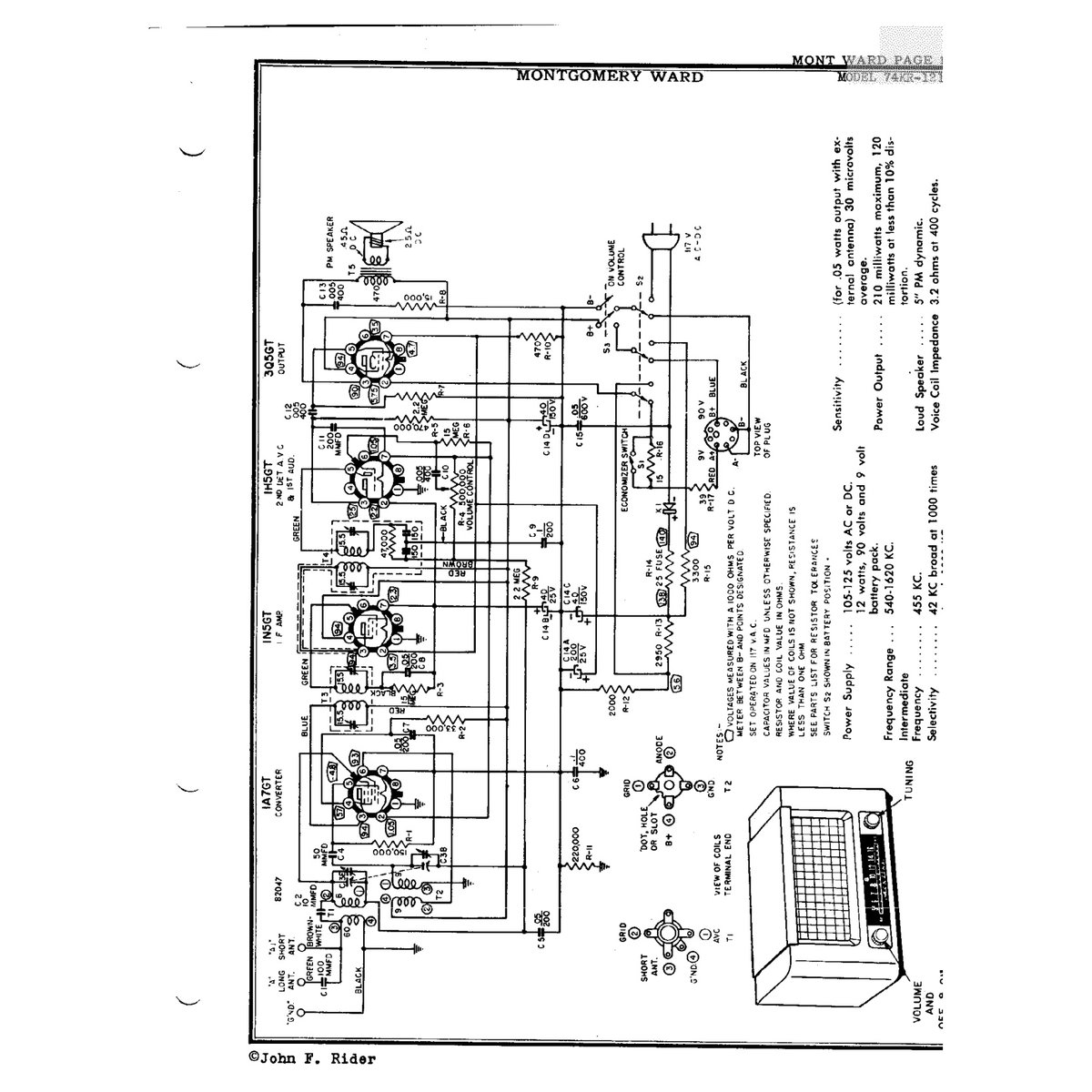 Rider's Perpetual Troubleshooter's Manual Volume 17 (1951) — Vintage Radio Schematics PDF - Image 4