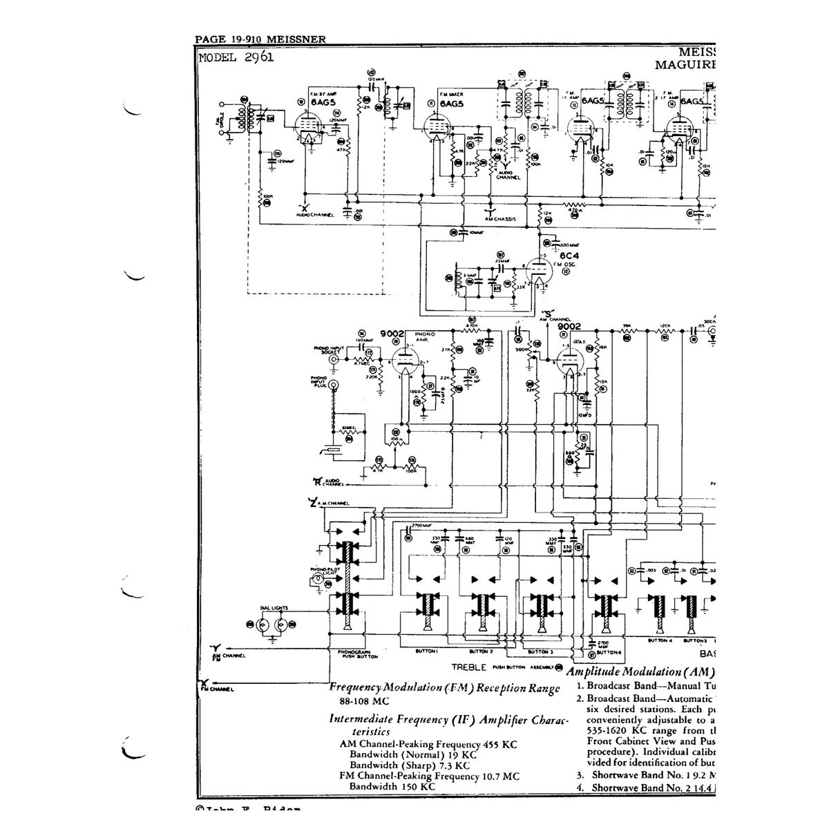 Rider's Perpetual Troubleshooter's Manual Volume 19 (1953) — Vintage Radio Schematics PDF - Image 3