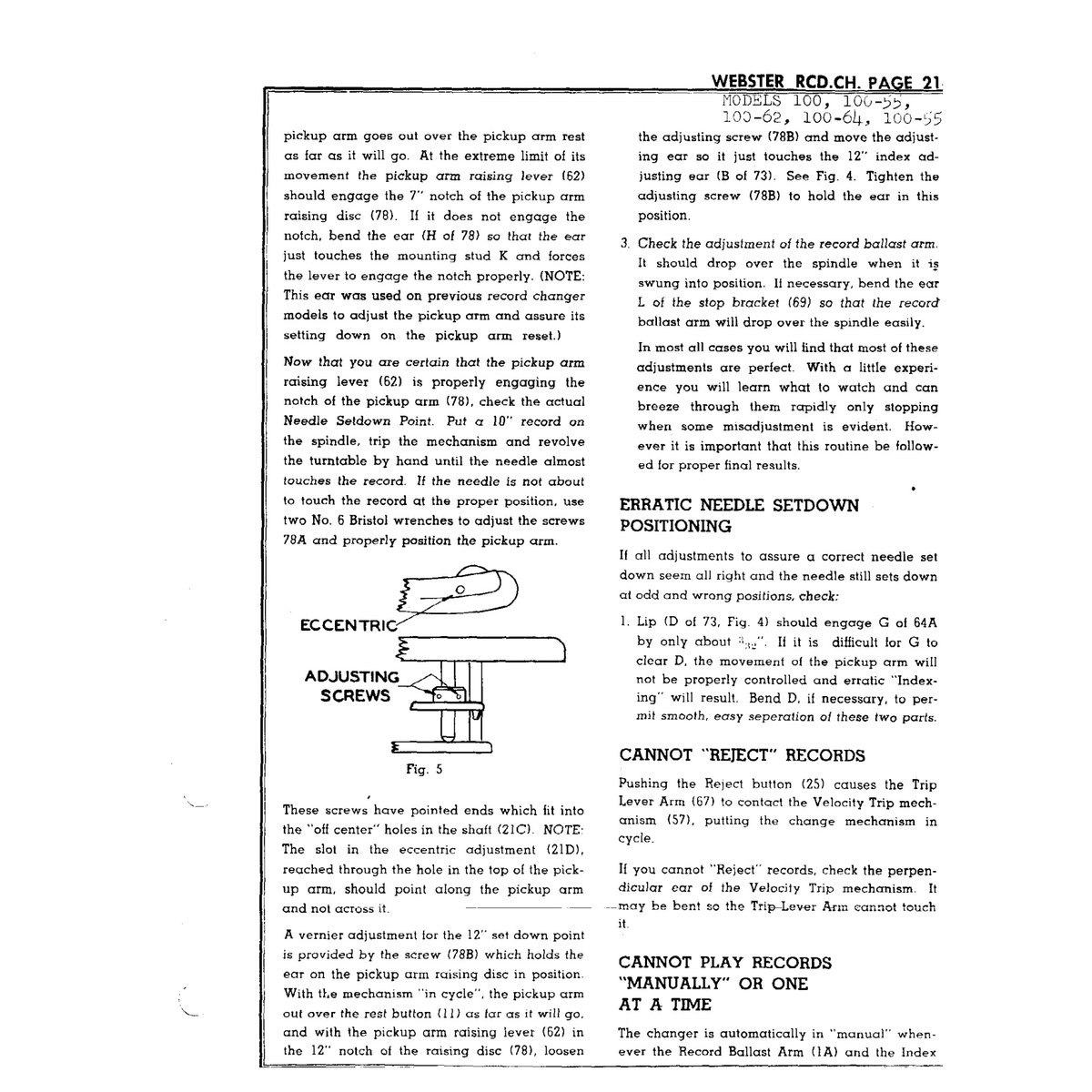 Rider's Perpetual Troubleshooter's Manual Volume 21 (1955) — Vintage Radio Schematics PDF - Image 8
