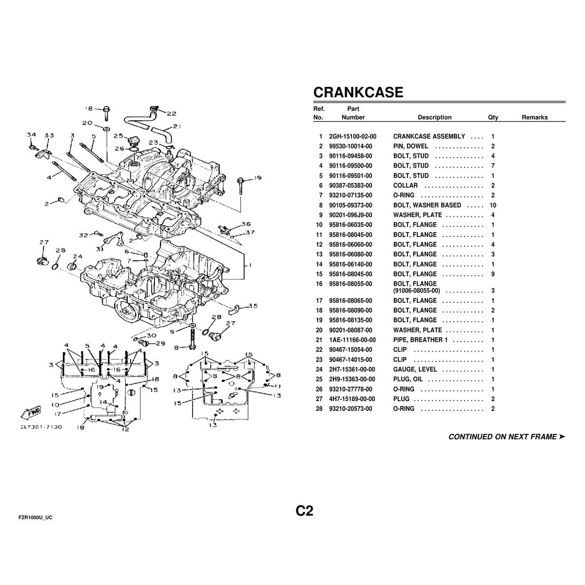 Yamaha FZR1000 Parts Manual PDF - Complete Reference Guide - Image 3
