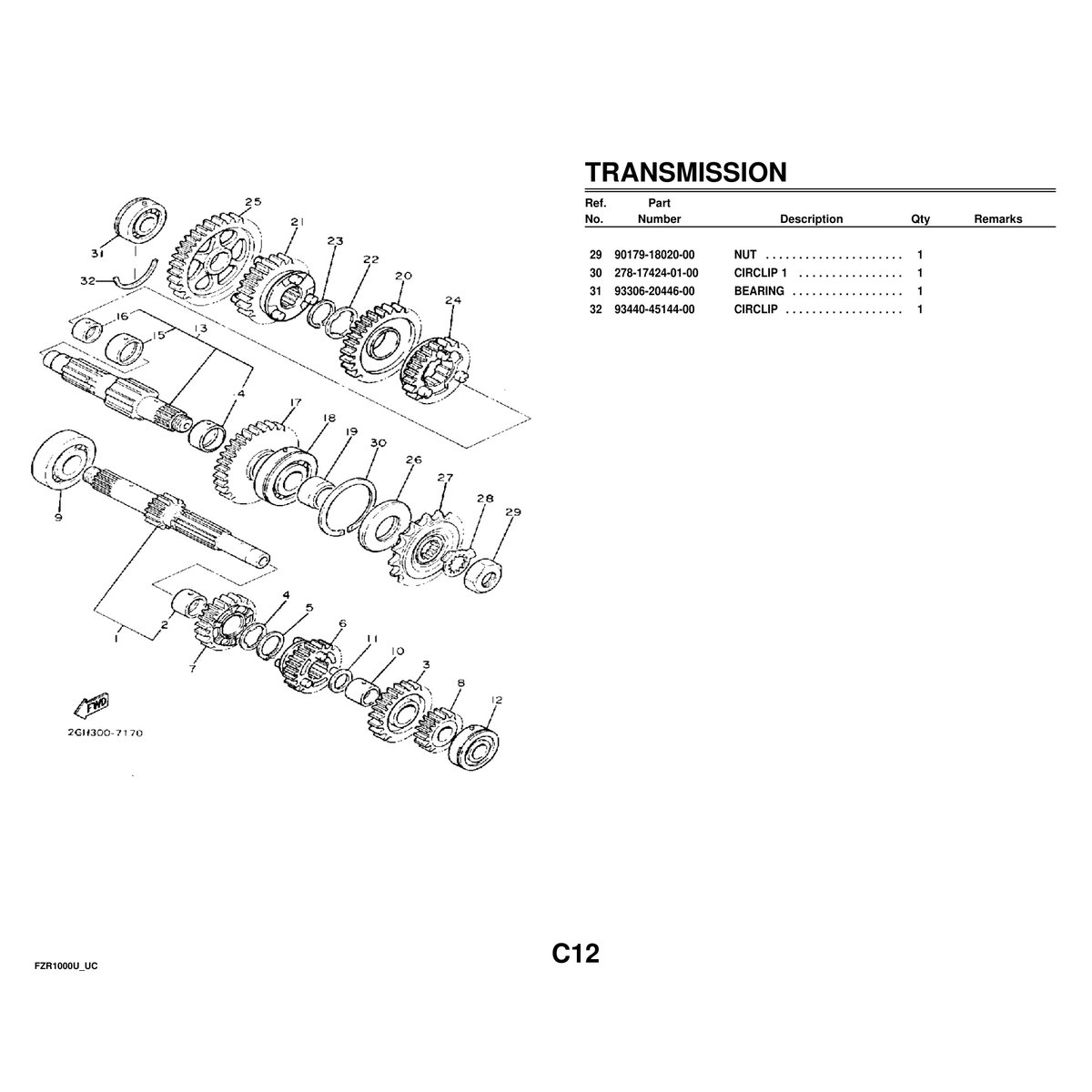 Yamaha FZR1000 Parts Manual PDF - Complete Reference Guide - Image 5