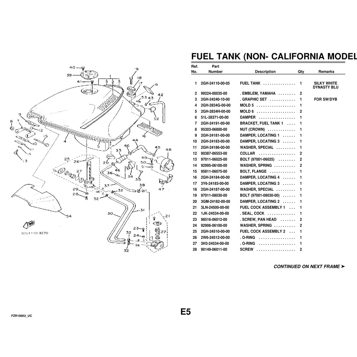 Yamaha FZR1000 Parts Manual PDF - Complete Reference Guide - Image 7