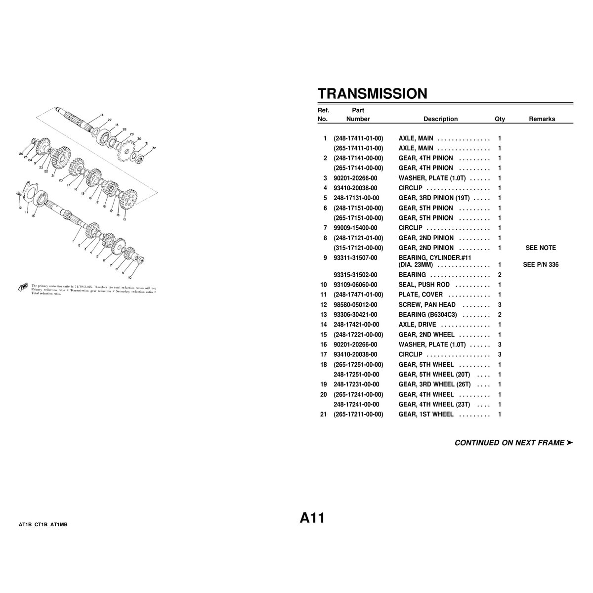 Yamaha AT1B CT1B AT1MB Cylinder Crankcase Parts Manual PDF - Image 2