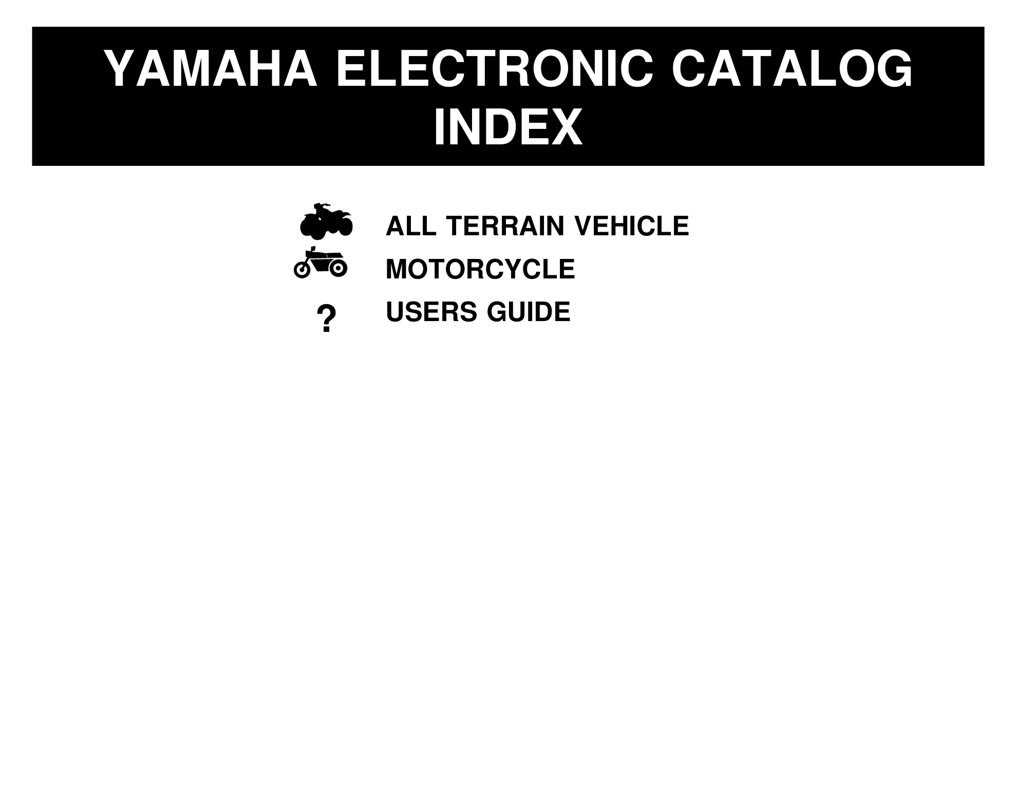 Yamaha ATV Motorcycle Electronic Catalog 1963-1997 PDF Guide - Image 2