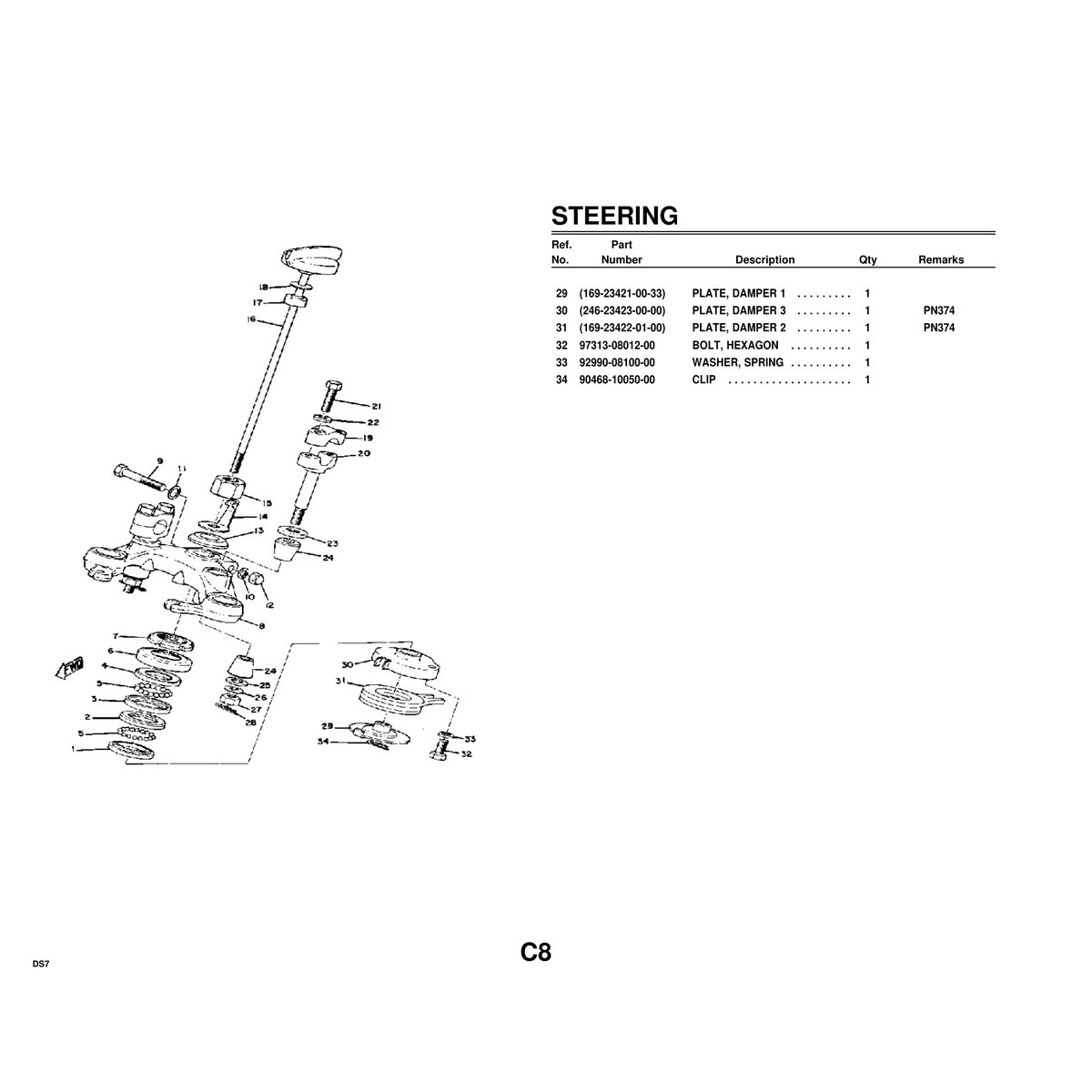 Yamaha DS7 Motorcycle Parts Manual - Complete Assembly Guide PDF - Image 2