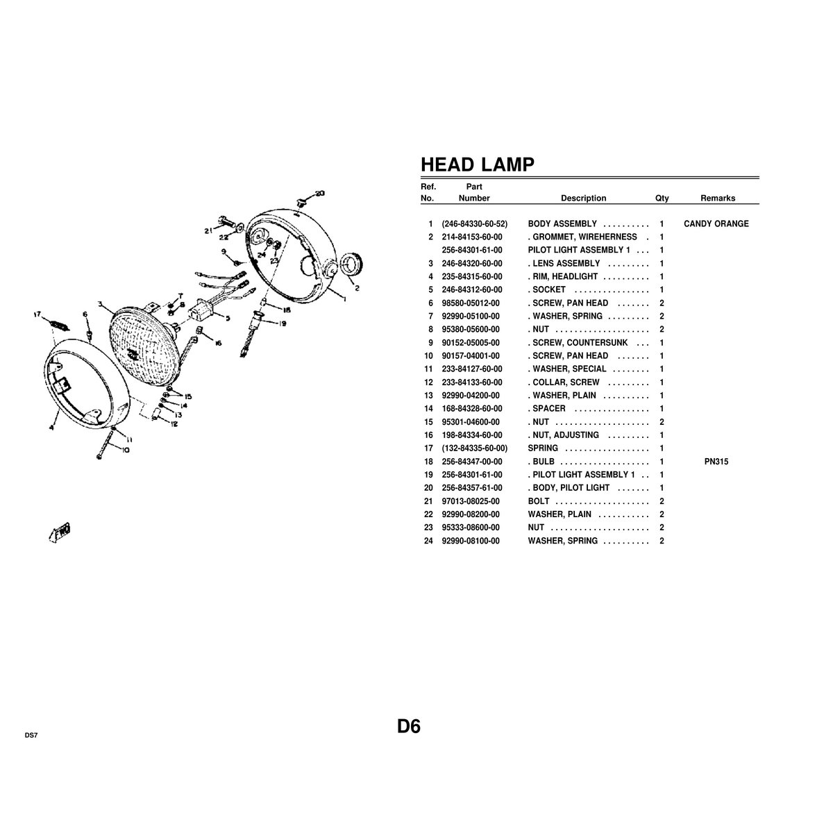 Yamaha DS7 Motorcycle Parts Manual - Complete Assembly Guide PDF - Image 3