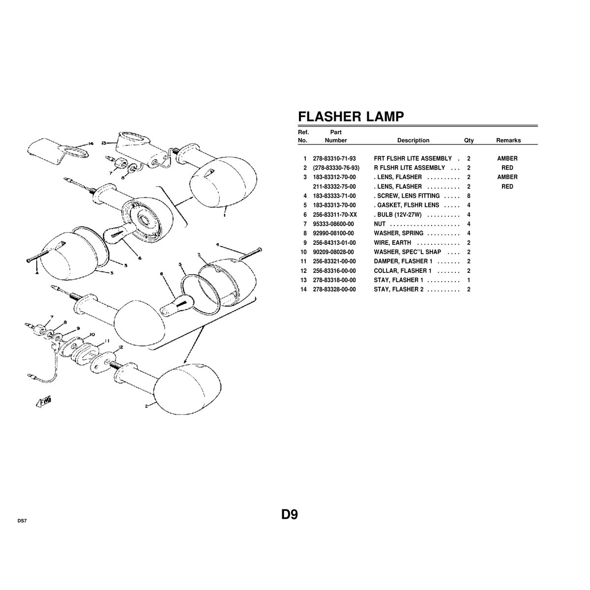 Yamaha DS7 Motorcycle Parts Manual - Complete Assembly Guide PDF - Image 4