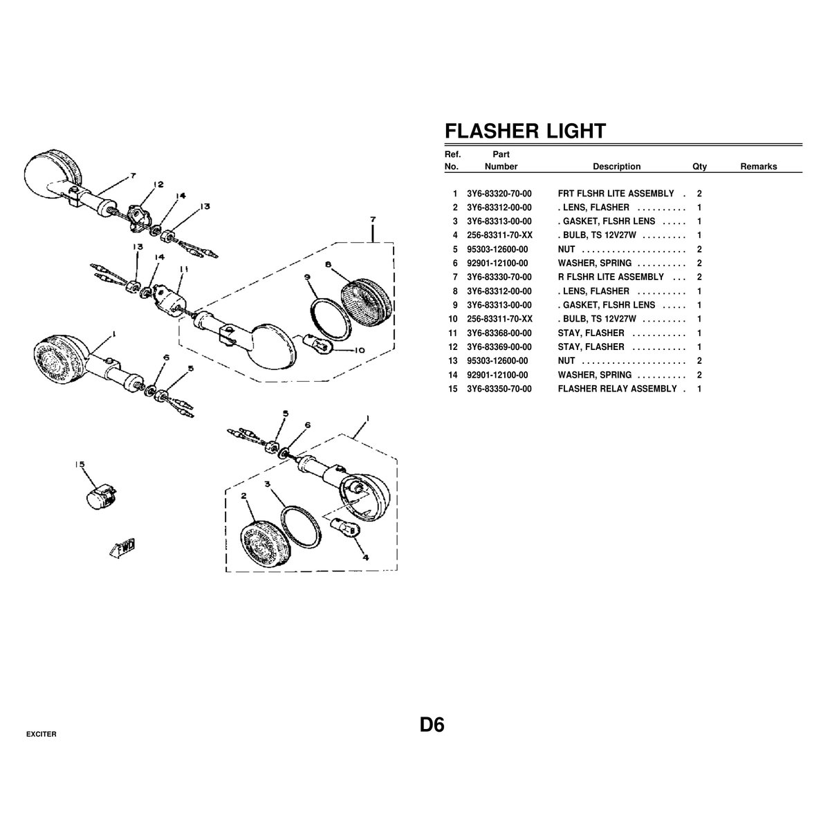 1981 Yamaha Exciter Snowmobile Parts Manual - Complete Catalog PDF - Image 3
