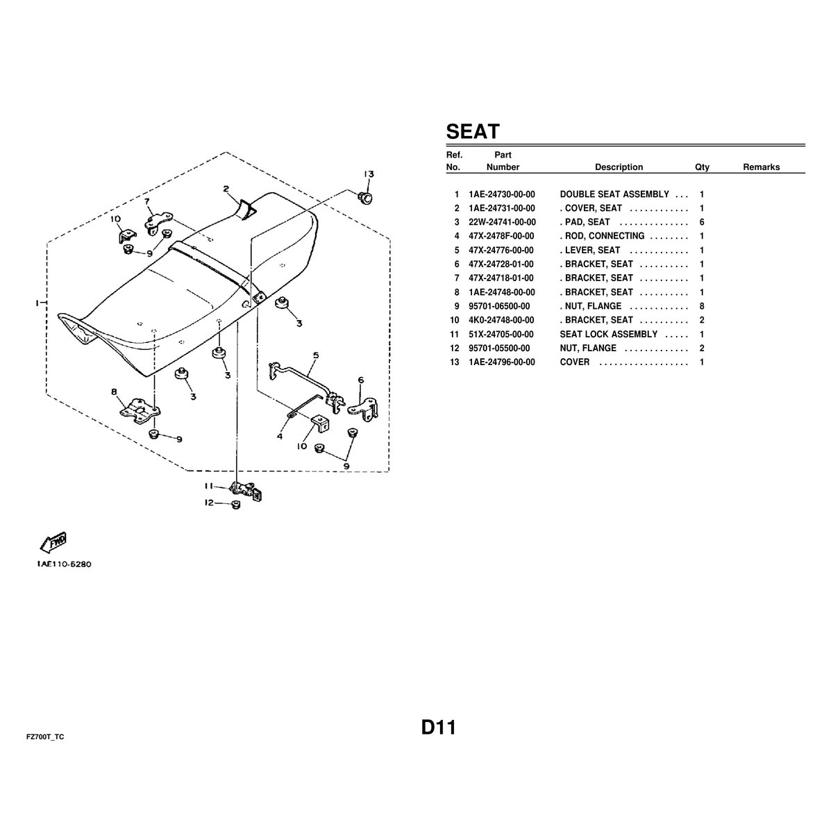 Yamaha FZ700T Cylinder Head Parts Manual Assembly Guide PDF - Image 6
