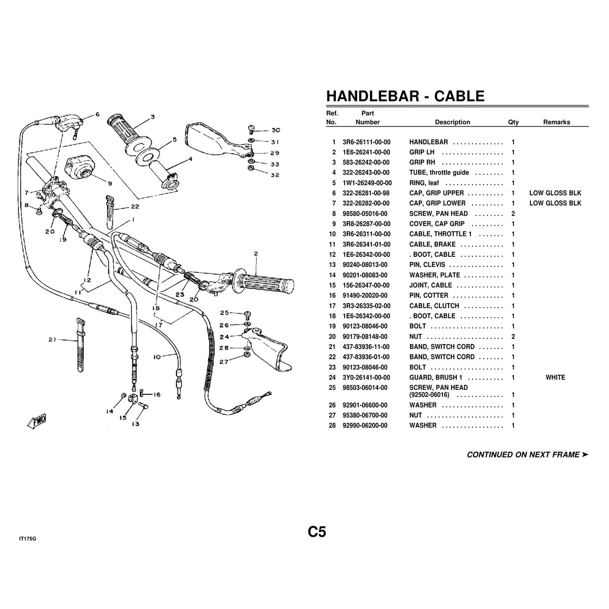 Yamaha IT175G Parts Manual - Complete Motorcycle Parts Catalog PDF - Image 4