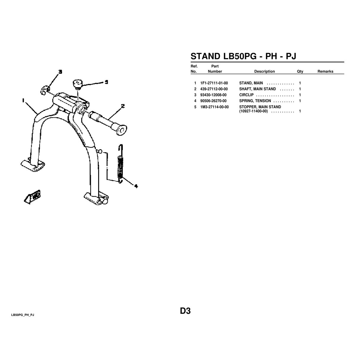 Yamaha LB50PG Parts Manual - Complete Parts Catalog PDF - Image 6