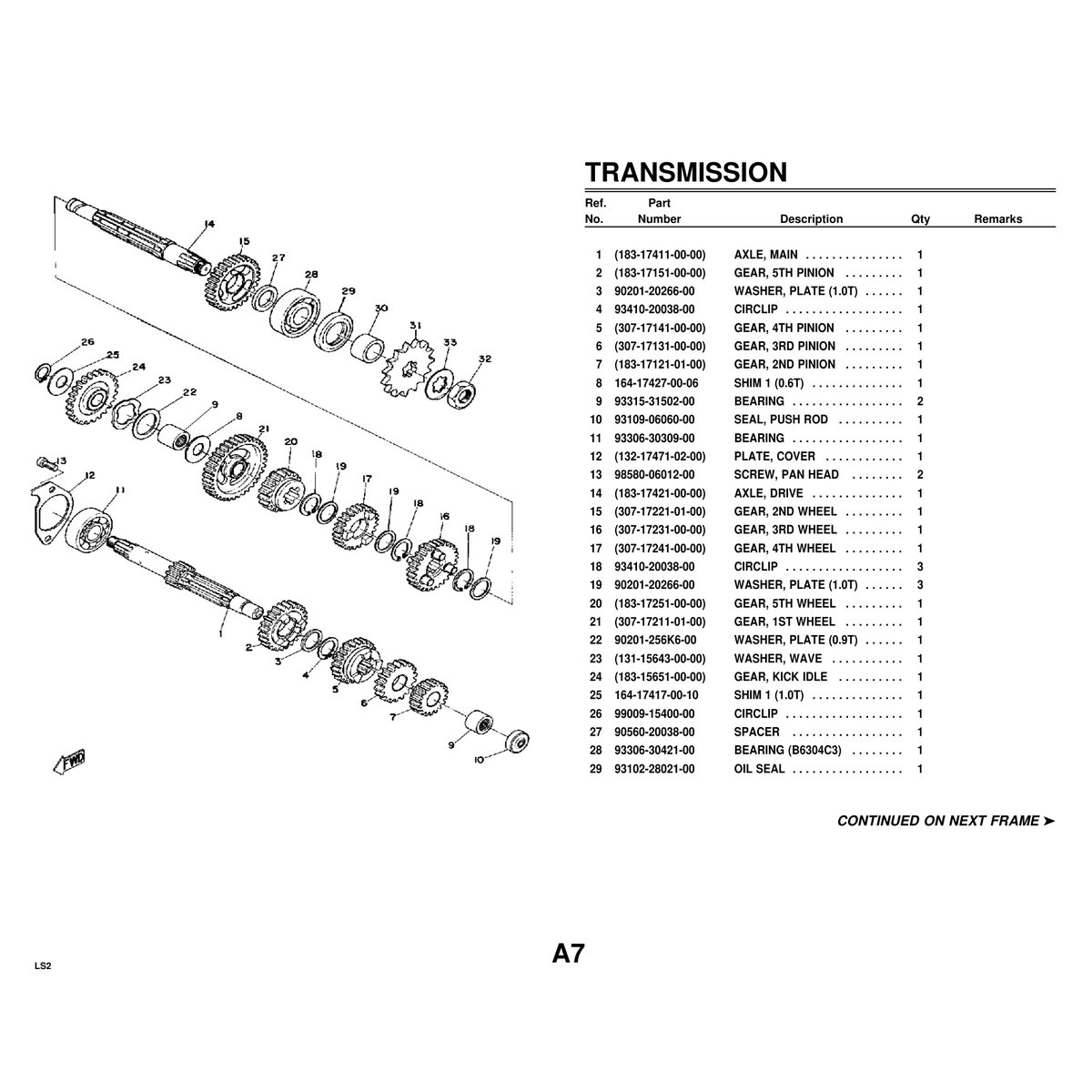 Yamaha LS2 Cylinder Crankcase Parts Manual PDF - Vintage Motorcycle - Image 2
