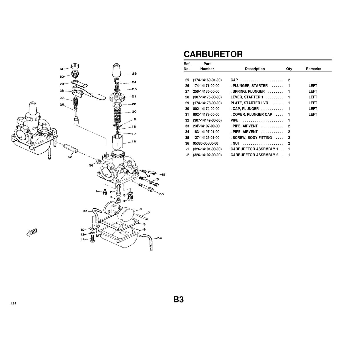 Yamaha LS2 Cylinder Crankcase Parts Manual PDF - Vintage Motorcycle - Image 3