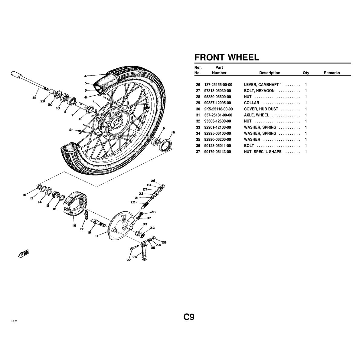 Yamaha LS2 Cylinder Crankcase Parts Manual PDF - Vintage Motorcycle - Image 4