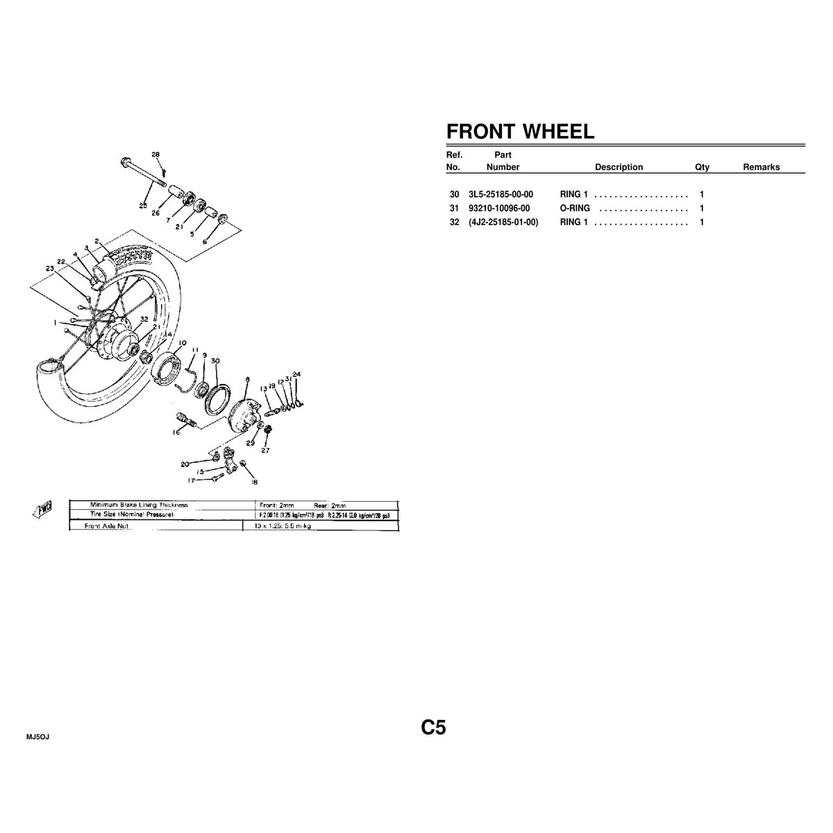 Yamaha MJ50J Parts Manual - Complete Parts Catalog PDF - Image 4
