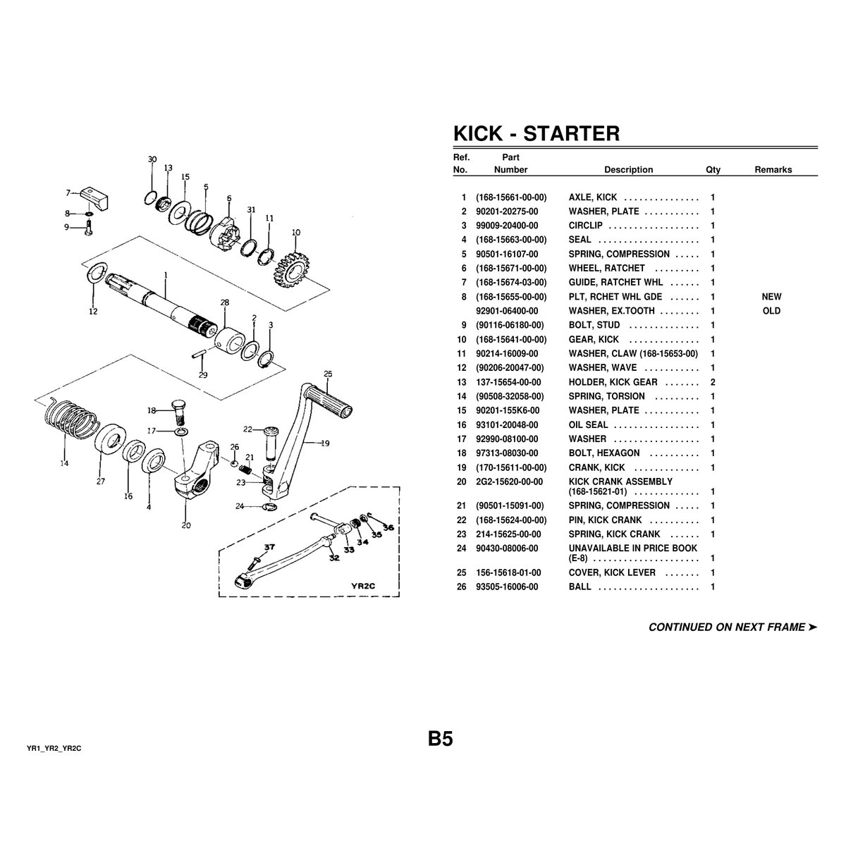 Yamaha Outboard Engine Crank-Piston Parts Manual PDF Guide - Image 2