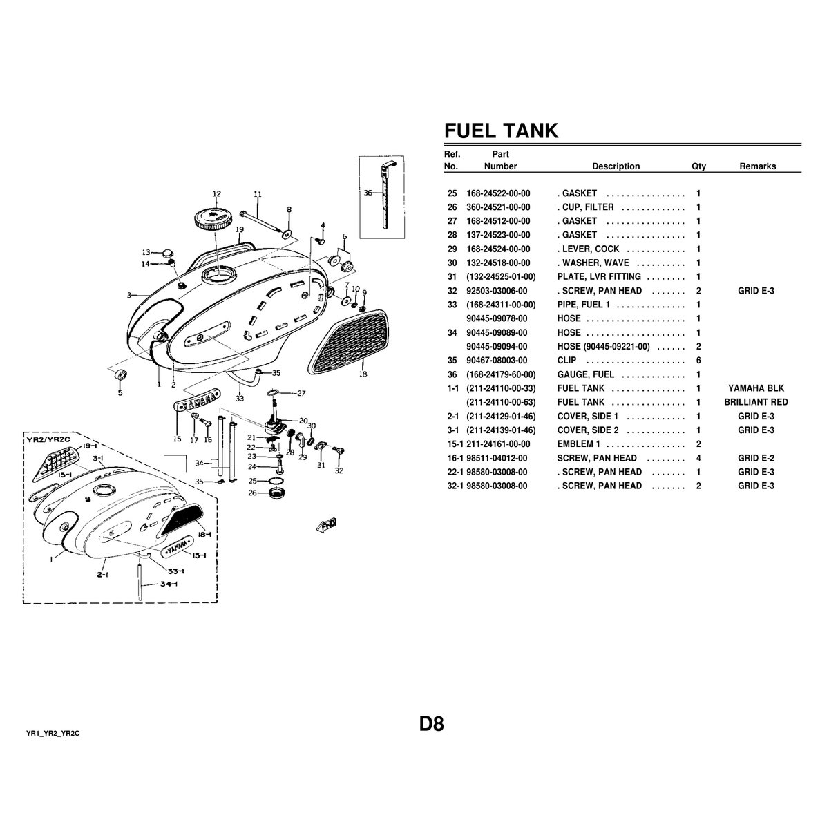 Yamaha Outboard Engine Crank-Piston Parts Manual PDF Guide - Image 5
