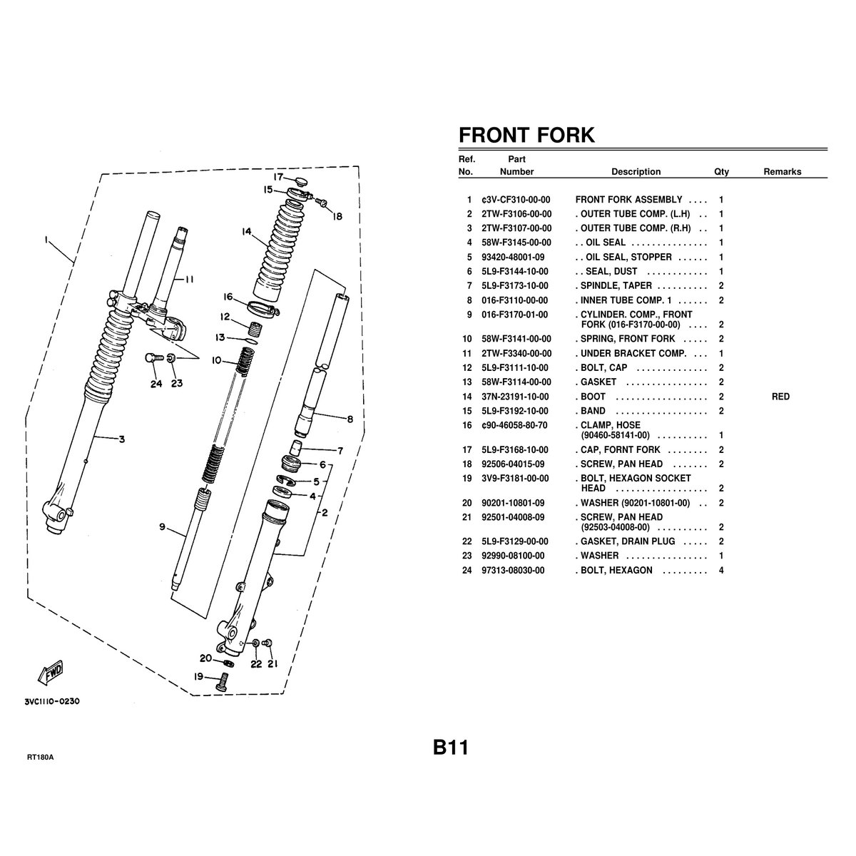 Yamaha RT180A Parts Manual - Complete Parts Catalog PDF - Image 4