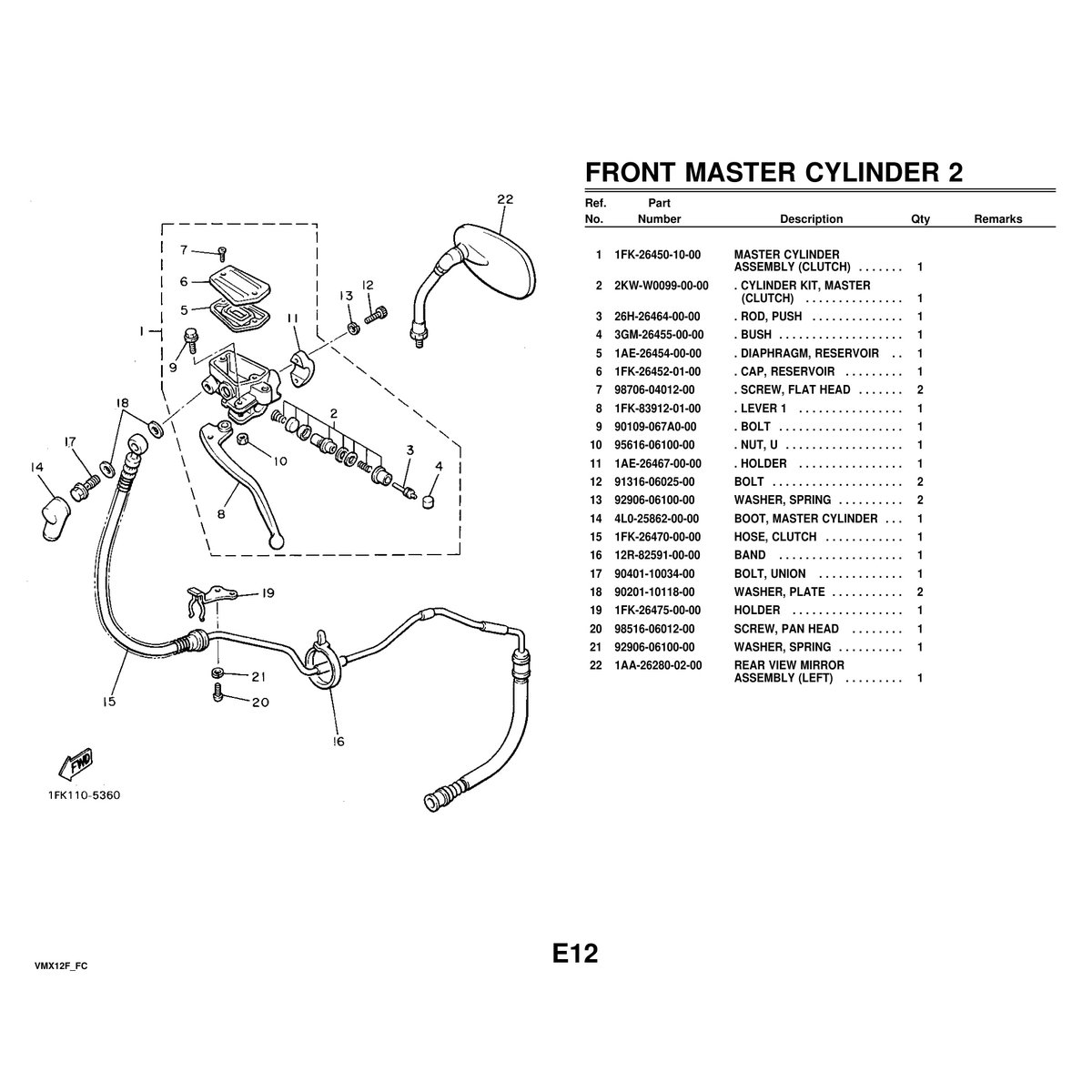 Yamaha VMX12F Cylinder Head Parts Manual PDF Digital Download - Image 5
