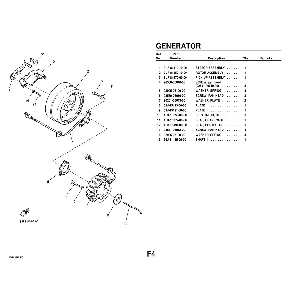 Yamaha VMX12F Cylinder Head Parts Manual PDF Digital Download - Image 6