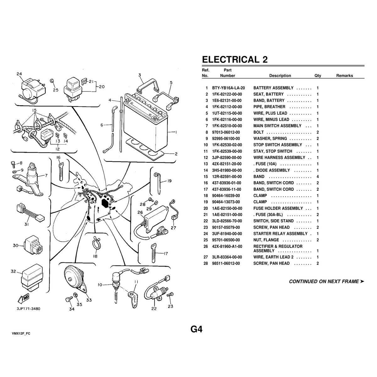 Yamaha VMX12F Cylinder Head Parts Manual PDF Digital Download - Image 8