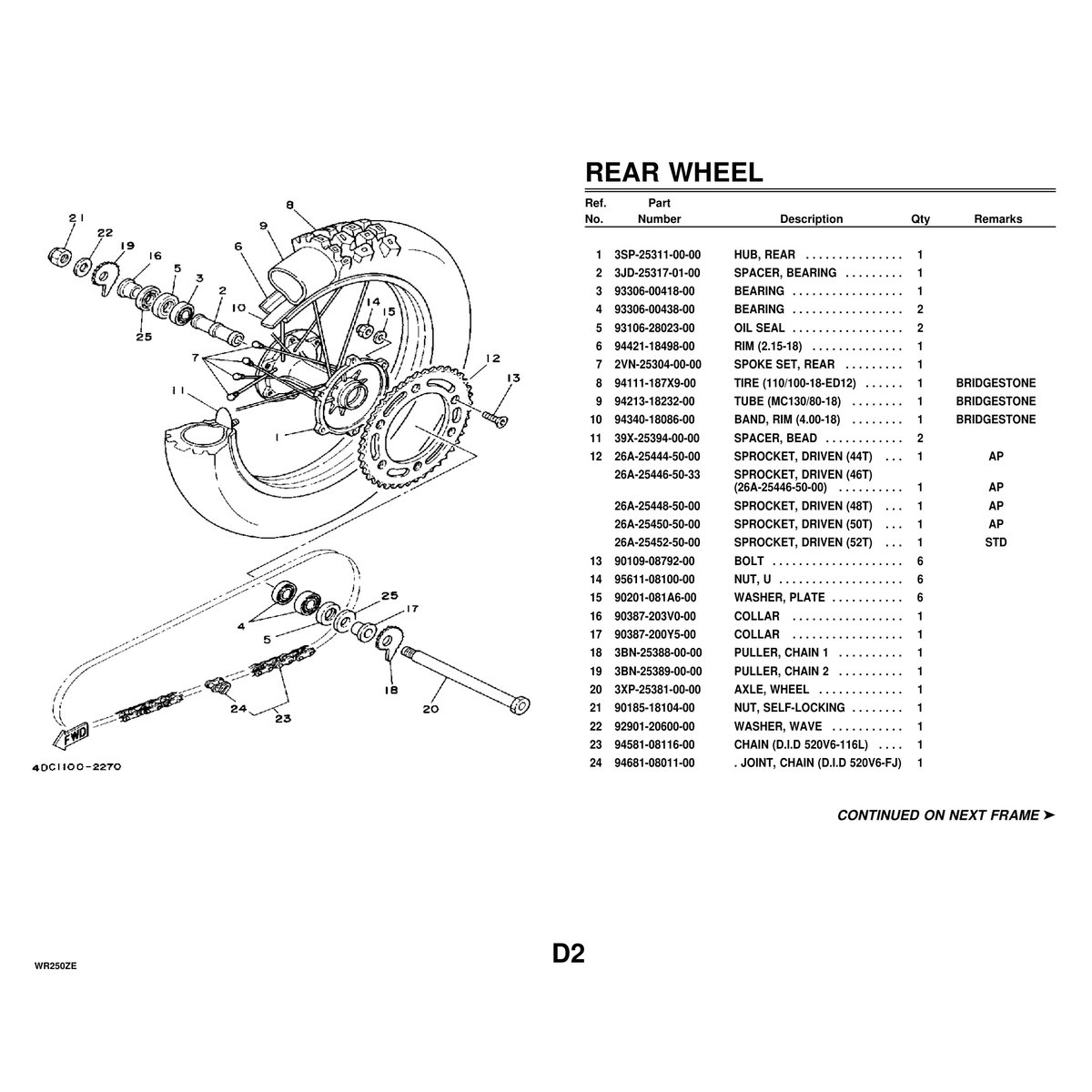 Yamaha WR250ZE Cylinder Head Parts Manual - Complete Guide PDF - Image 4