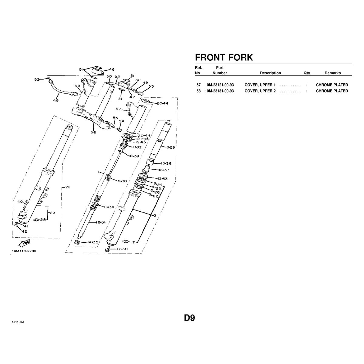 Yamaha XJ1100J Cylinder Head Parts Manual - Complete Guide - Image 4