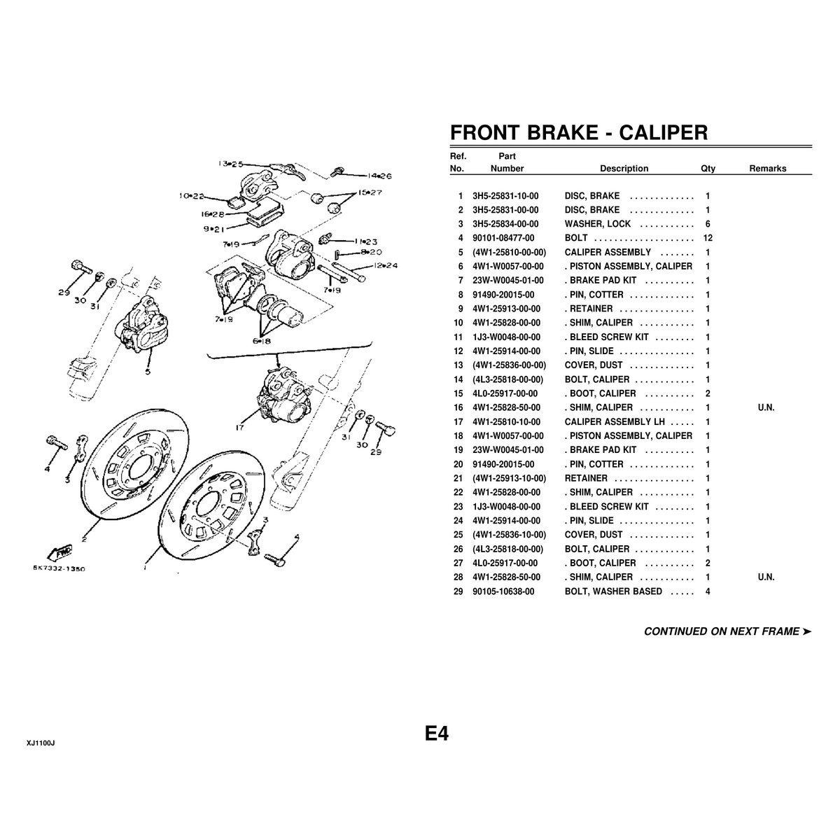 Yamaha XJ1100J Cylinder Head Parts Manual - Complete Guide - Image 6