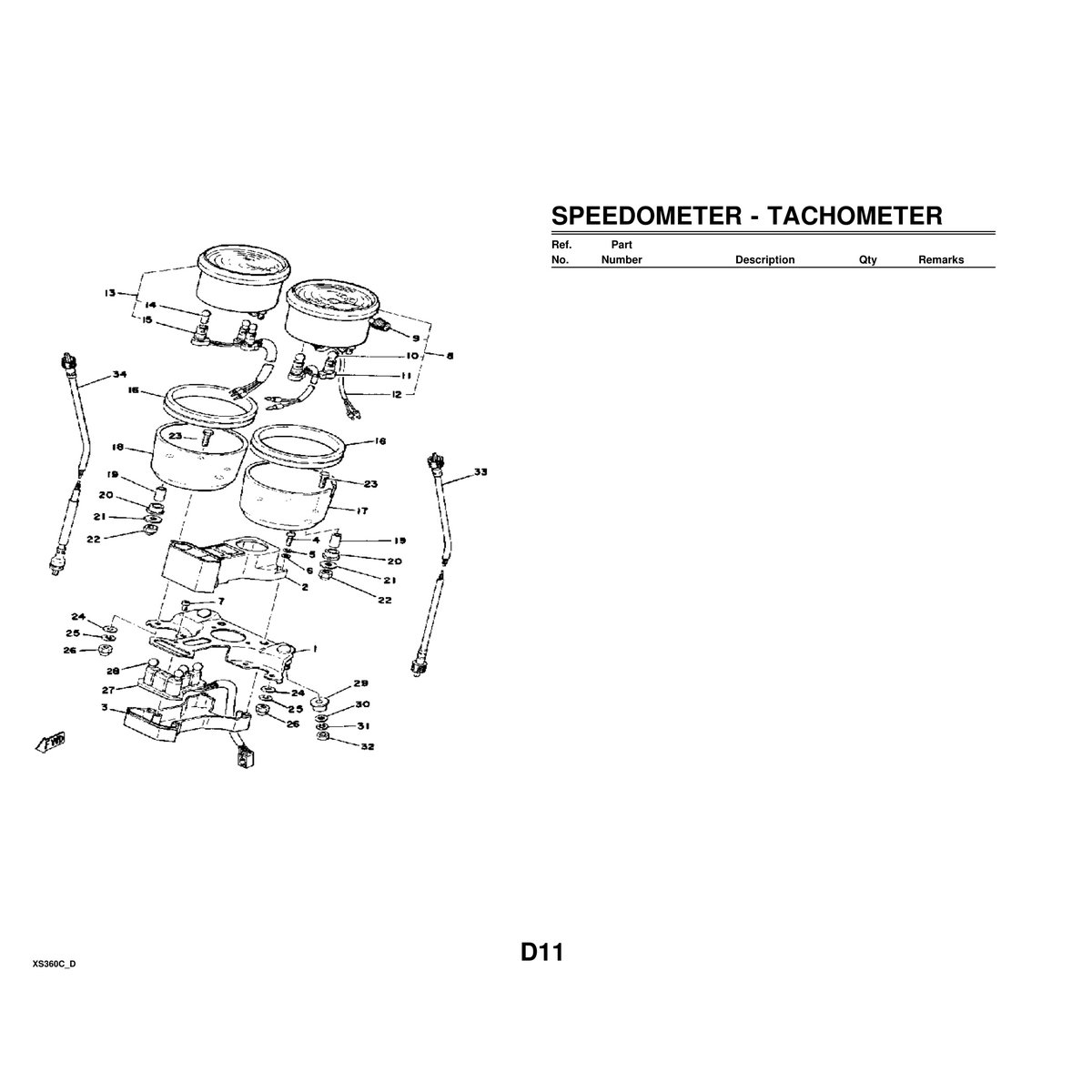 Yamaha XS360C Cylinder Head Parts Manual - Complete Guide PDF - Image 6