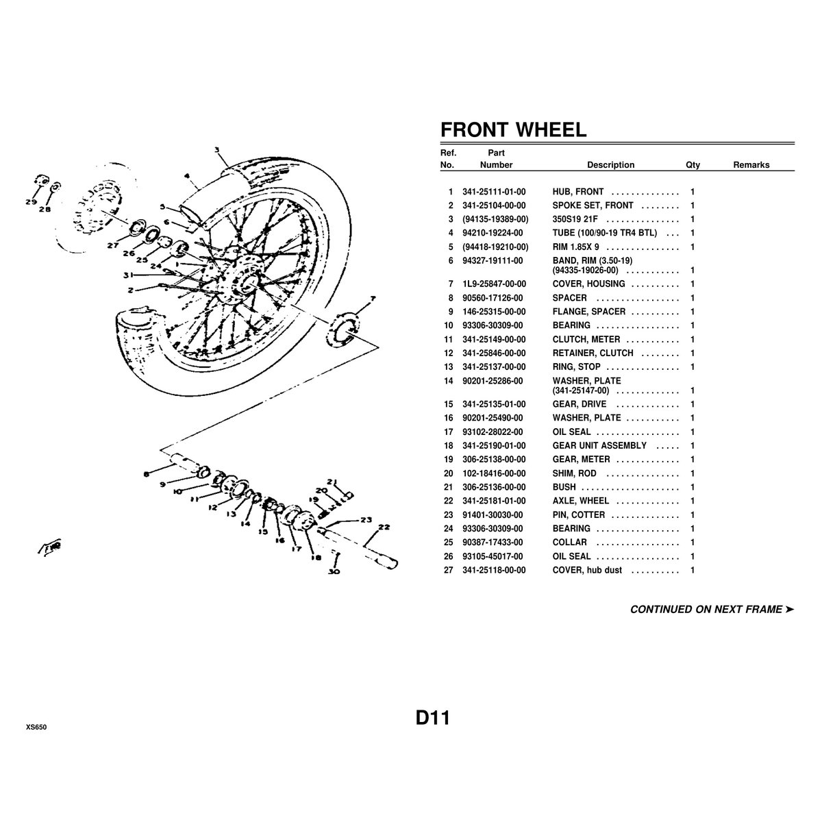 Yamaha XS650 Parts Manual - Complete Parts Catalog PDF - Image 5