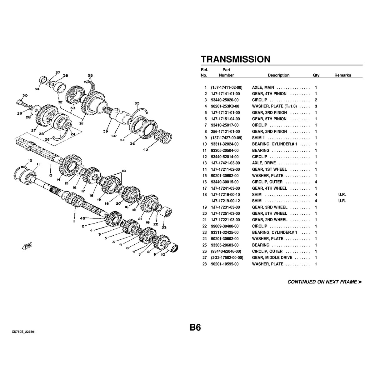 Yamaha XS750E Cylinder Head Parts Manual - Complete Guide PDF - Image 2