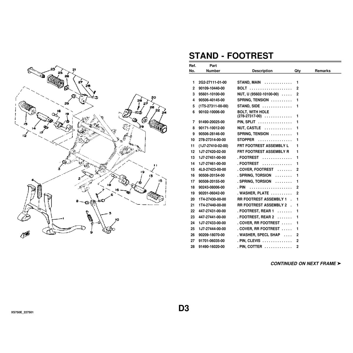 Yamaha XS750E Cylinder Head Parts Manual - Complete Guide PDF - Image 6