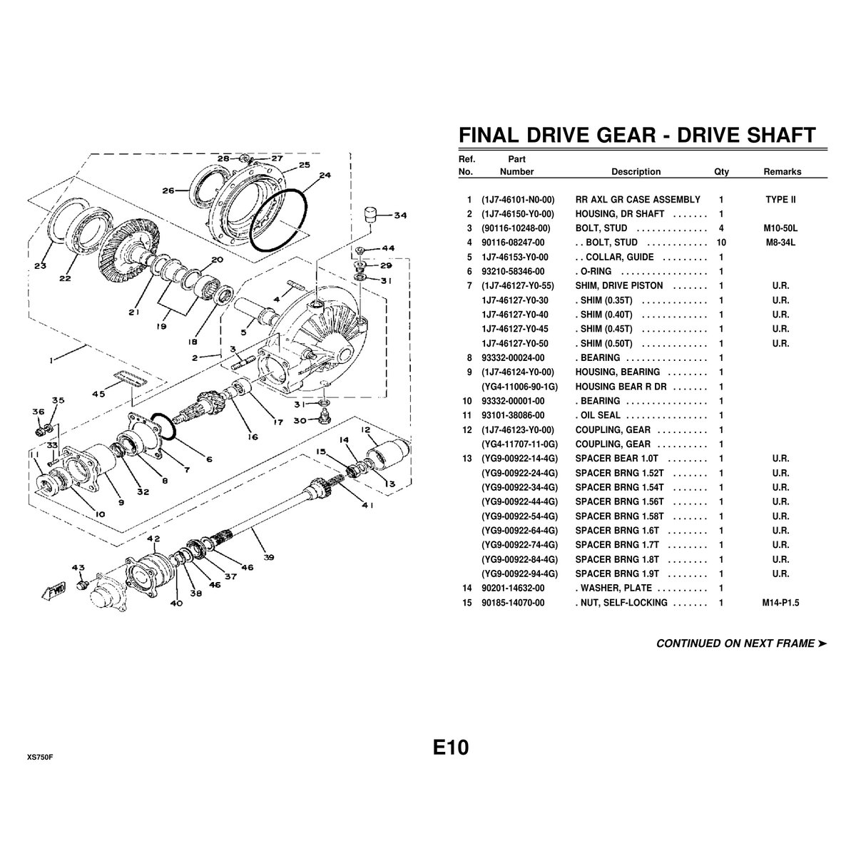 Yamaha XS750F Cylinder Head & Cylinder Parts Manual PDF Guide - Image 8