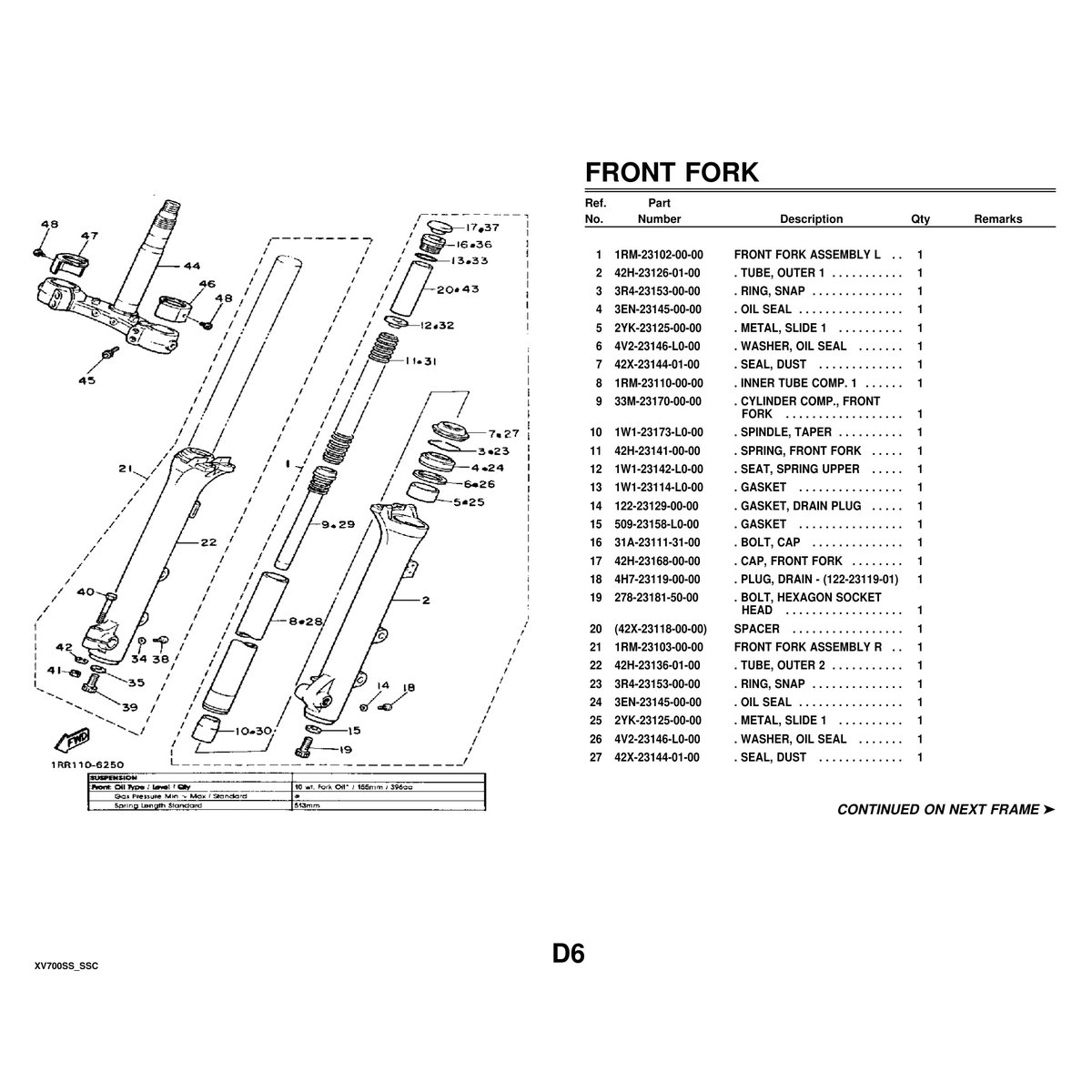 Yamaha XV700SS Parts Manual - Cylinder Head Assembly PDF - Image 4