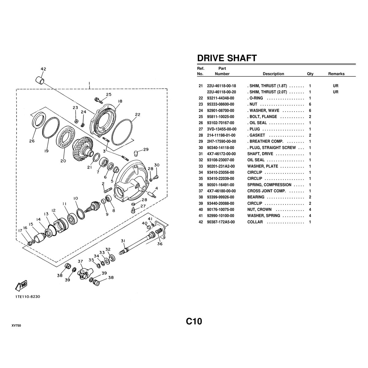 Yamaha XV750 Cylinder Head Assembly Parts Manual PDF 68 Pages - Image 5
