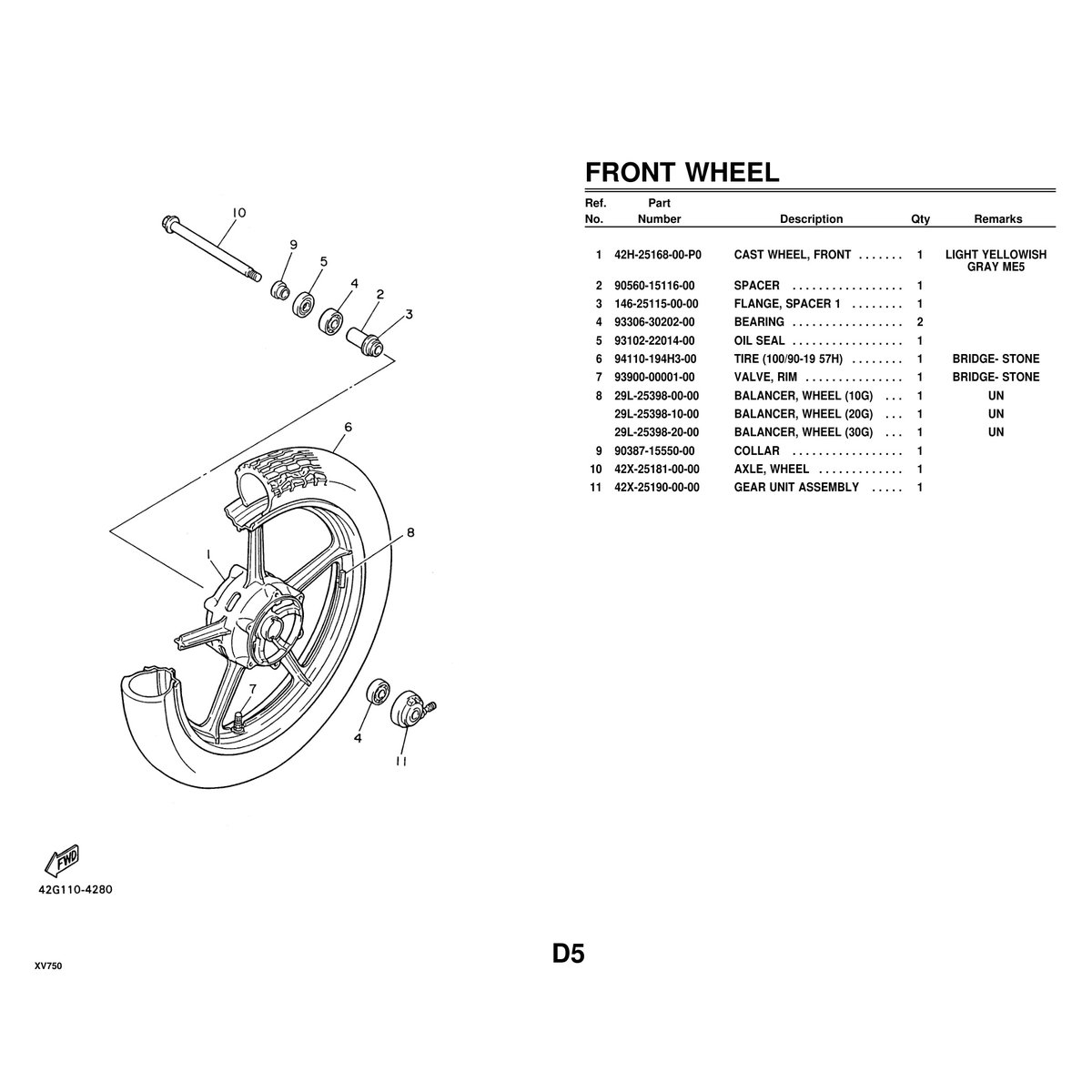 Yamaha XV750 Cylinder Head Assembly Parts Manual PDF 68 Pages - Image 6