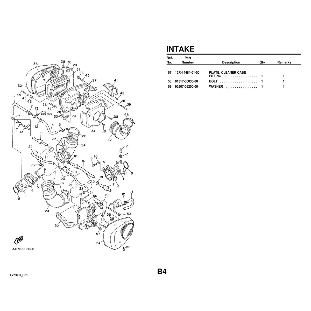 Yamaha XV750H1 Parts Catalog Complete Assembly Guide PDF - Image 2