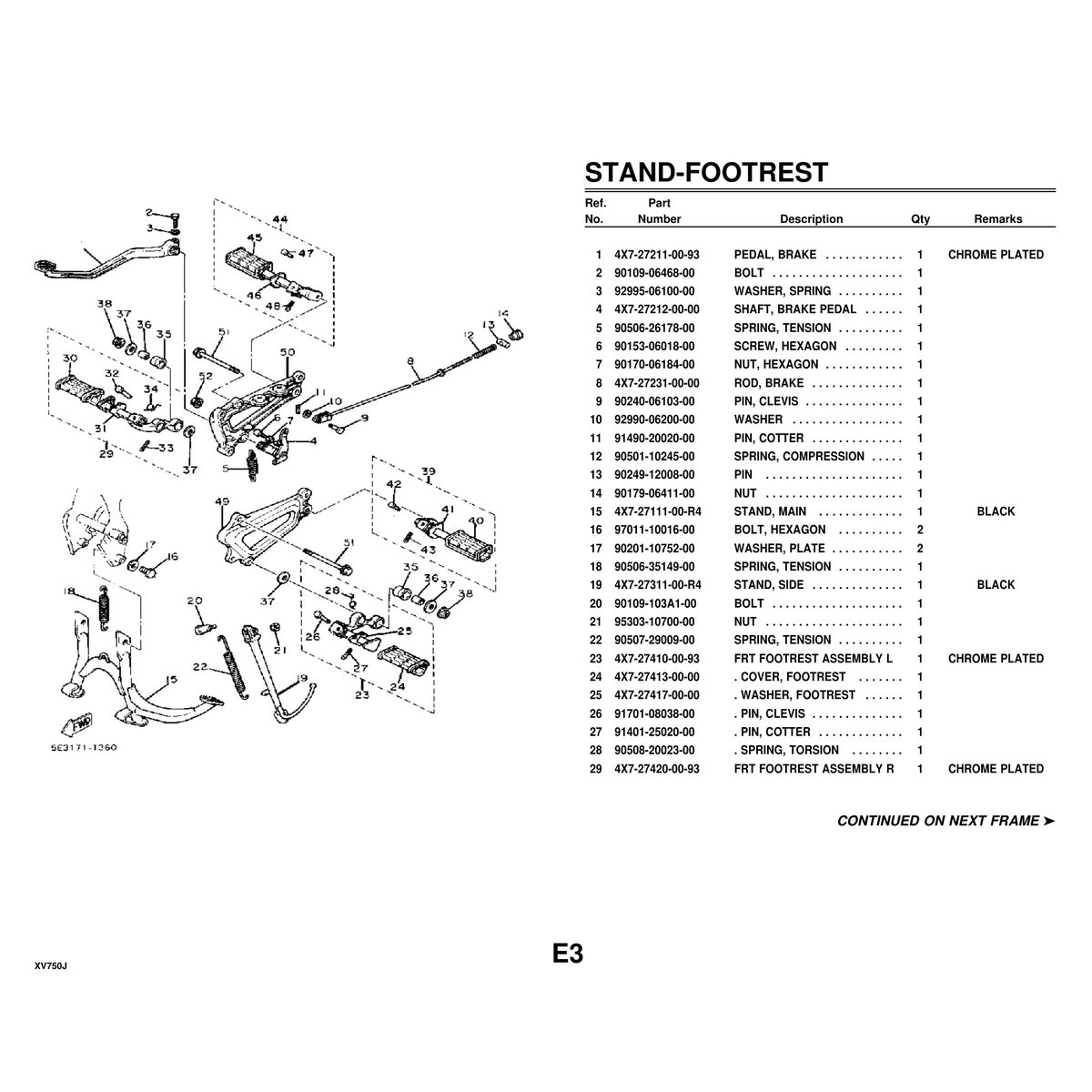 Yamaha XV750J Motorcycle Cylinder Head Parts Manual PDF Guide - Image 7