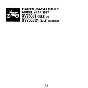 Yamaha XV750J1 Parts Manual - Complete PDF Guide