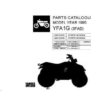 Yamaha YFA1G ATV Cylinder Parts Manual PDF - Engine Parts Guide
