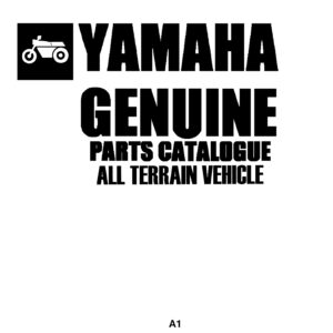 Yamaha YFM350ERE Parts Manual PDF - Complete Parts Catalog