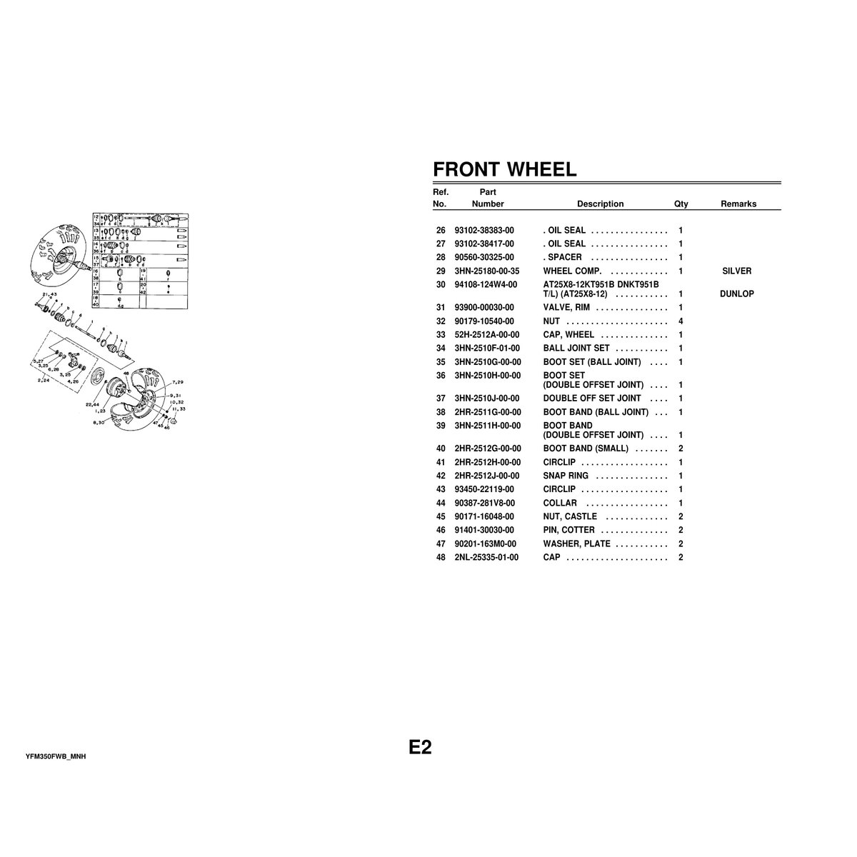 Yamaha YFM350FWB ATV Parts Manual - Complete Reference Guide PDF - Image 3